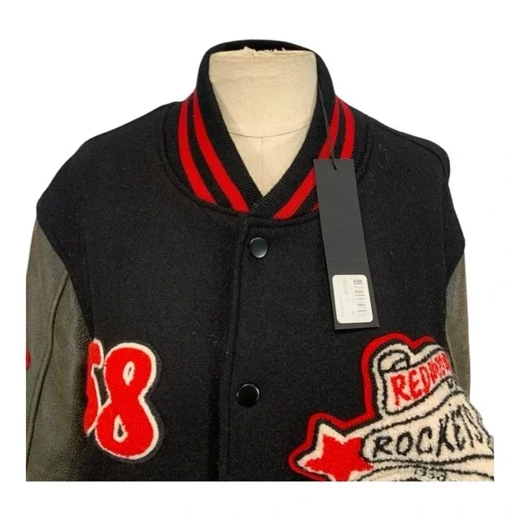 NEW LF Varsity Letterman Wool Jacket Size 38 - Picture 5 of 12